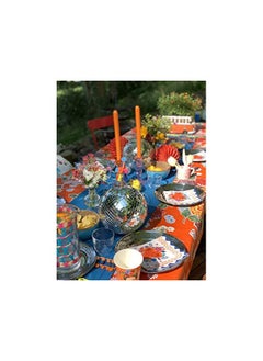 Tables Pack Of 12 Blue And Orange Pretty Floral Paper Plates - Recyclable Disposable Tableware For Boho Party Supplies, Encanto Mexican Fiesta, Summer Birthday - pzsku/Z8440DB49E5B2C3599E64Z/45/_/1691728725/340459b1-8540-4bef-b7be-817f60f5b3ed