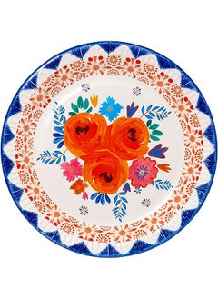 Tables Pack Of 12 Blue And Orange Pretty Floral Paper Plates - Recyclable Disposable Tableware For Boho Party Supplies, Encanto Mexican Fiesta, Summer Birthday - pzsku/Z8440DB49E5B2C3599E64Z/45/_/1691728729/a3f9dec8-dca2-479c-b322-acafab8d2ecb