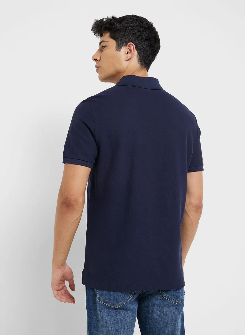 CALVIN KLEIN Cotton Piqué Polo Shirt