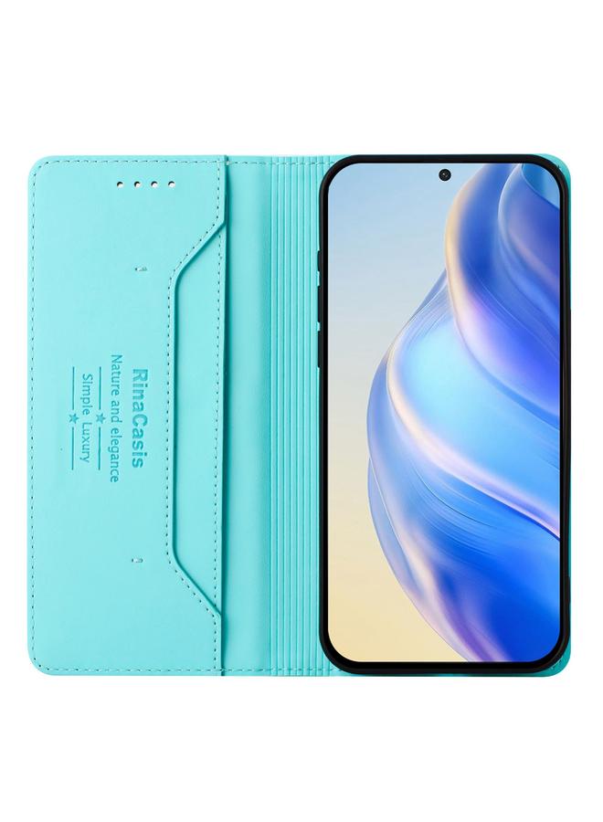 S-TOP Case For Nokia C32 RC01 Dual-Folded Magnetic Suction RFID Leather Phone Case - Image 3