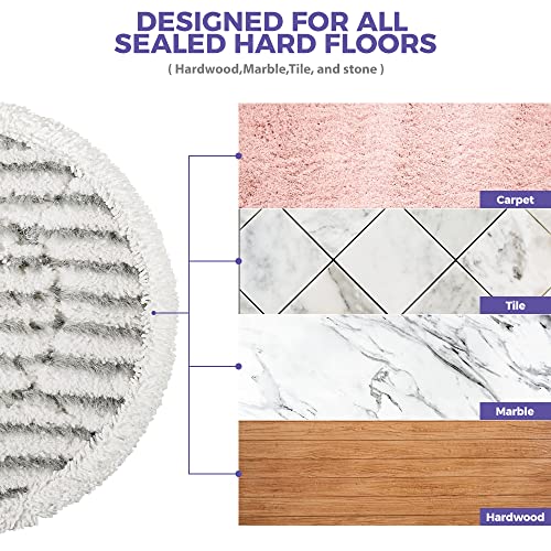KVLZ Replacement Steam Mop Pads for Shark Steam Mop Pads Compatible with Shark S7000AMZ S7000 S7001 S7001TGT S7000 Series Steam & Scrub All-in-One Hard Floor Steam Mop (10-Pack) - Image 4