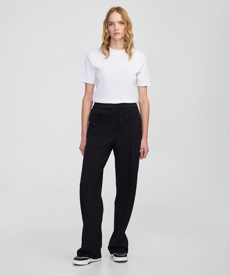 Ipekyol Mixed Wide-Leg Trousers - Image 1
