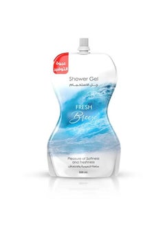 Eva Shower Gel Pouch Fresh Breeze 500ML by Eva 