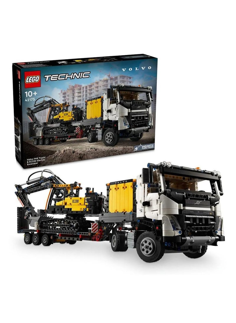 LEGO Technic Volvo FMX Truck & EC230 Electric Excavator 42175 Playset - 2274 Pieces - Image 1