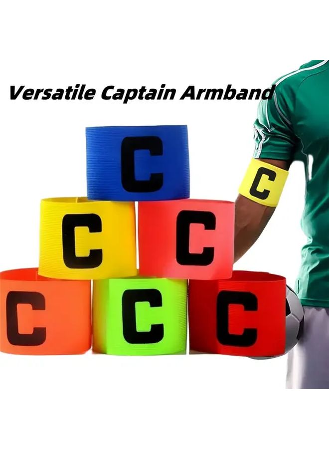 3 Color Adjustable Anti Fall Captain Arm Band For Football Rugby Sports - Image 2