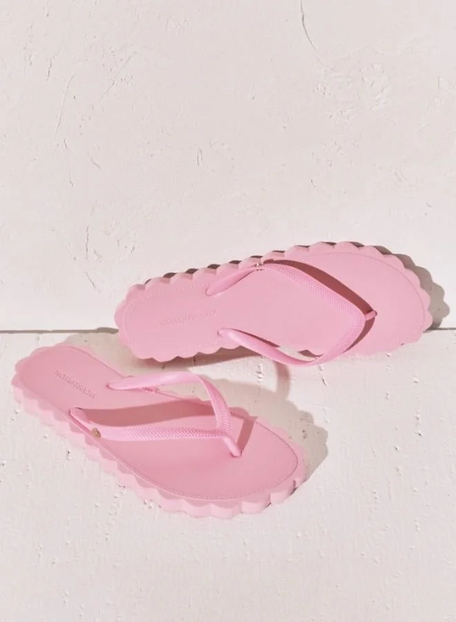 women'secret  Pink wavy effect toe post sandal for Women | Best Price UAE