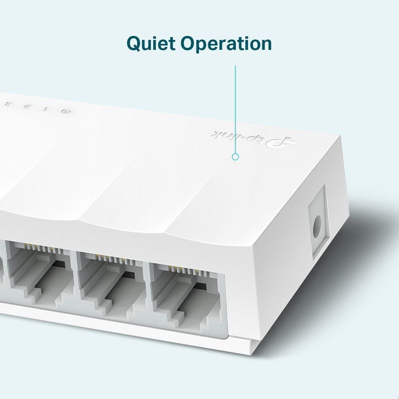 TP-LINK LS1005 Desktop Switch, 5 Ports White - Image 3