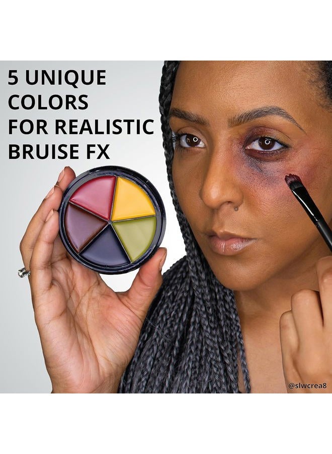 mehron Makeup ProColoRing Bruise 5 Color Wheel for Special Effects & Movies | Bruise Makeup Kit | SFX Paint | Halloween Special Effects - Image 3