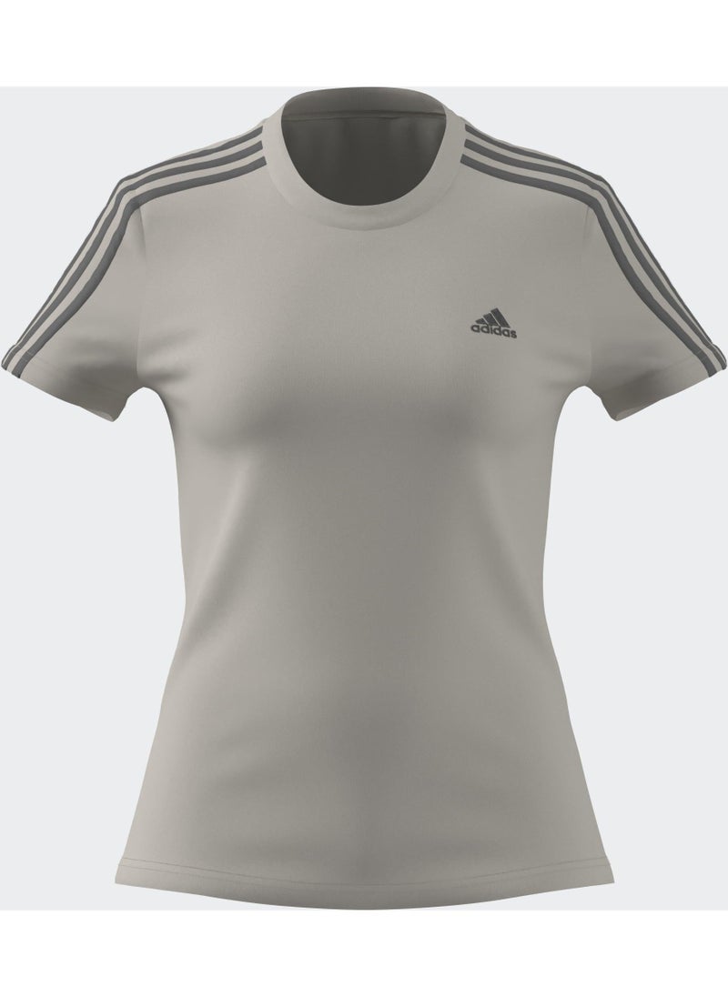 Adidas - Essentail 3 Stripe T-Shirt - Image 1