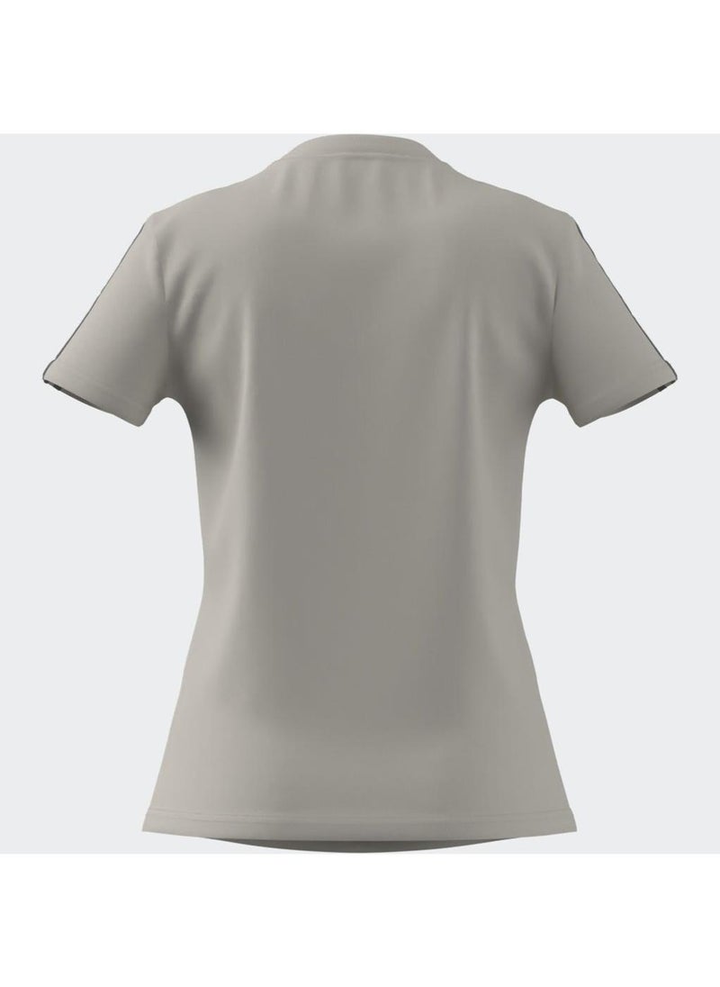 Adidas - Essentail 3 Stripe T-Shirt - Image 1