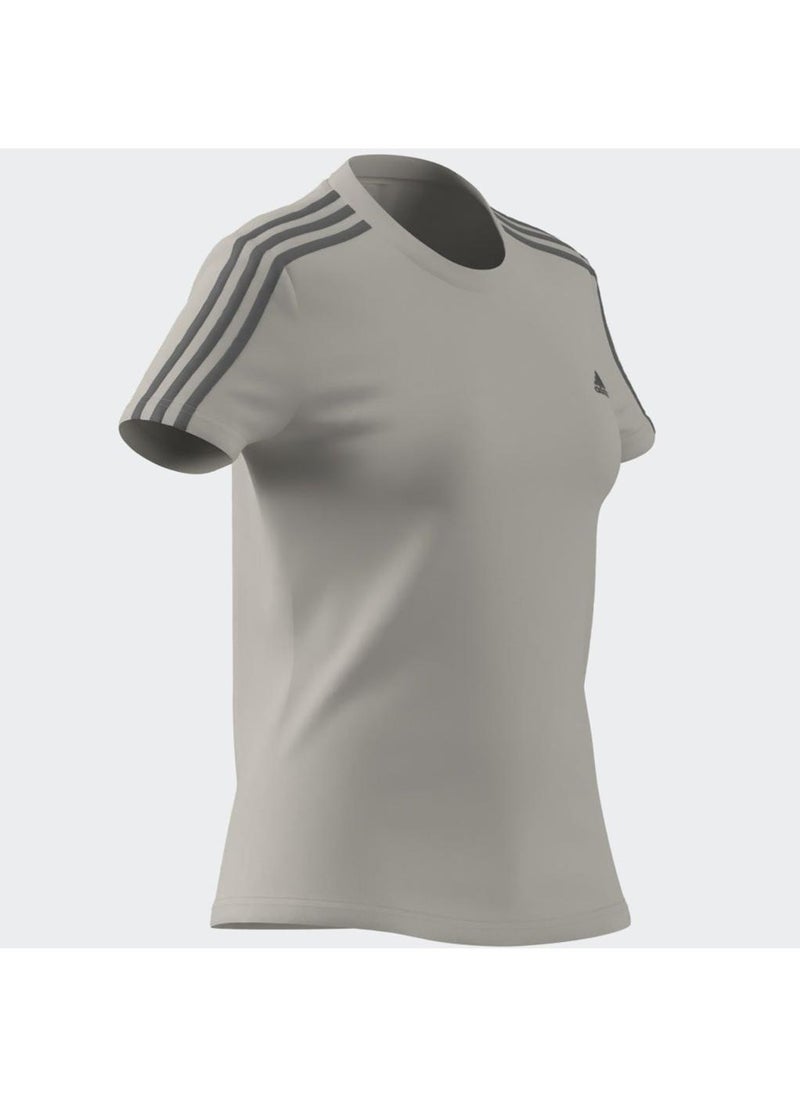 Adidas - Essentail 3 Stripe T-Shirt - Image 1