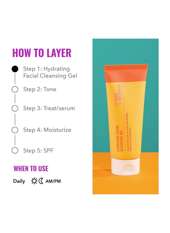 جل تنظيف وترطيب الوجه من جود موليكلز - غسول للوجه بماء الورد والأناناس - للعناية بالبشرة، تفتيحها، تنظيفها، وترطيبها - Image 4