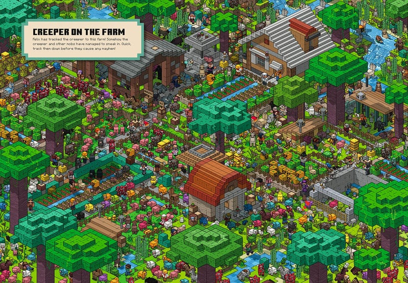 Minecraft Catch the Creeper and Other Mobs: Search for your favourite mobs in this official Minecraft Search and Find book! - Image 5