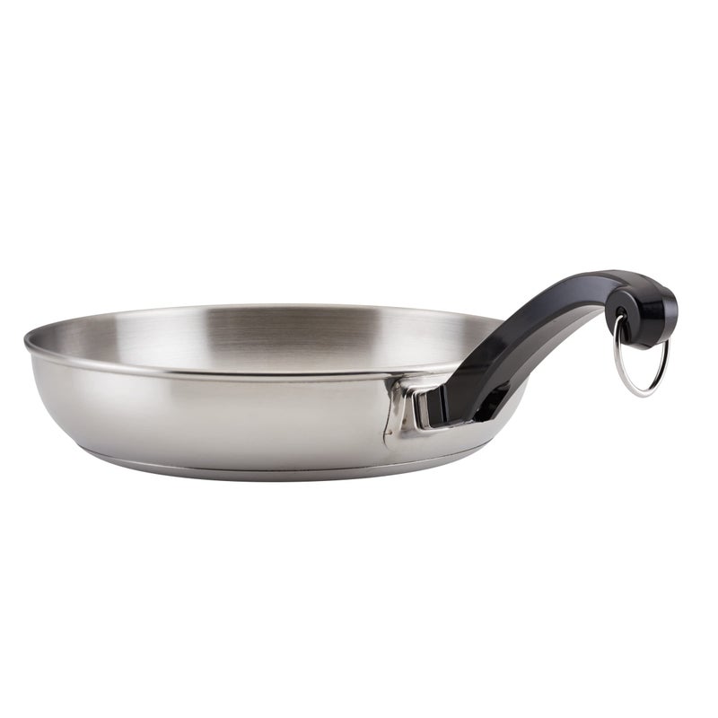 Farberware Classic Stainless Steel Frying Pan Set / Fry Pan Set / Stainless Steel Skillet Set - 8.25 Inch and 10 Inch, Silver - Image 3