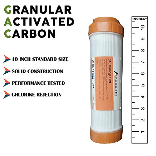 AQUALIQUID RO Replacement CTO GAC PP Cartridges Filter Set 10 Inch for Under Sink RO Water Purifier - Removes Chlorine Bad Taste & Odor - 3 Pcs - Image 5