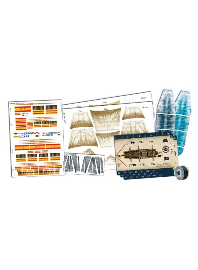 WARLORD GAMES Warlord Black Seas The Age of Sail Spanish Navy 3rd Rates of Renown for Black Seas Table Top Ship Combat Battle War Game 792013002 - Image 4