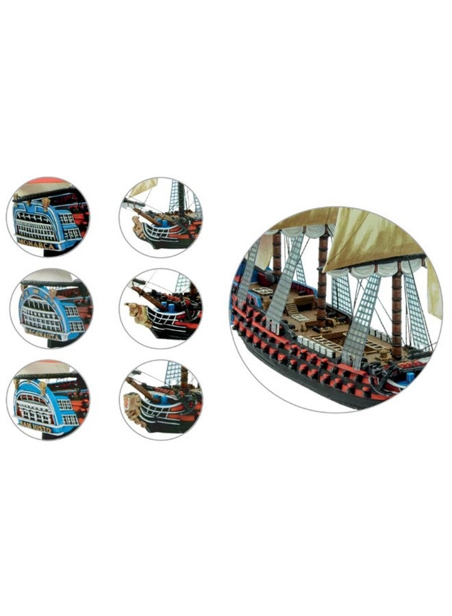 WARLORD GAMES Warlord Black Seas The Age of Sail Spanish Navy 3rd Rates of Renown for Black Seas Table Top Ship Combat Battle War Game 792013002 - Image 3