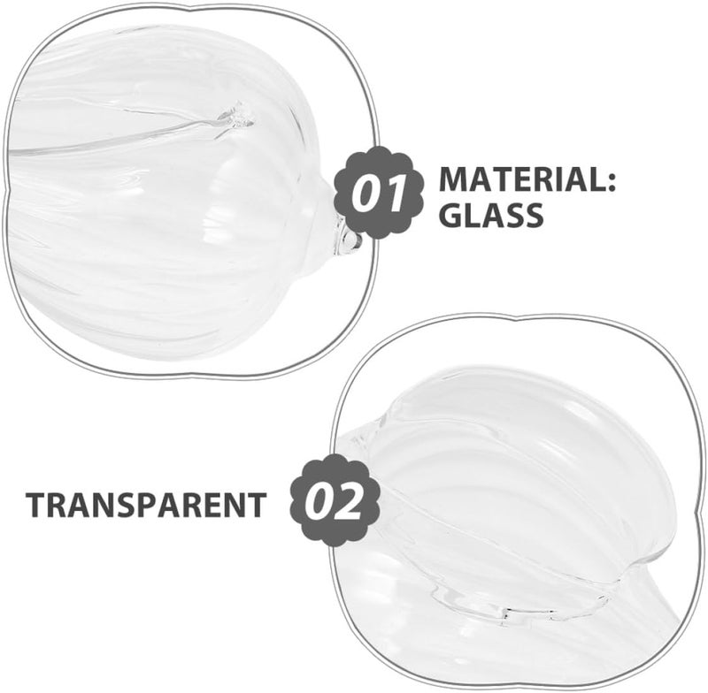 TOYANDONA 2pcs Conch Shell Glass Wine Cups 370ml Reusable Cocktail Beverage Drinking Mugs Unique Ocean-themed Glassware for Parties Home Bar Dining - Image 3