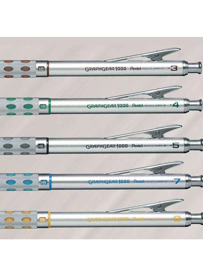 Pentel Graph Gear 1000 قلم رسم ميكانيكي 0.9 مم أصفر (PG1019) - Image 3