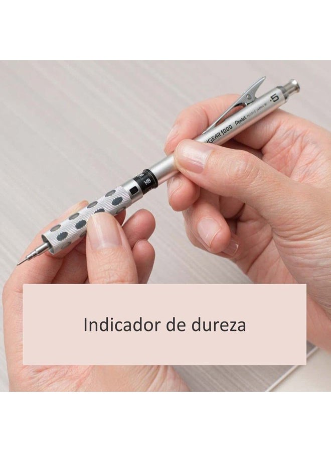 Pentel Graph Gear 1000 قلم رسم ميكانيكي 0.9 مم أصفر (PG1019) - Image 5