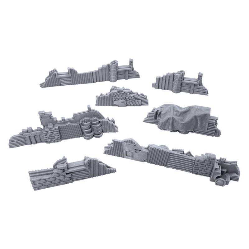 EnderToys Shanty Obstacles by Terrain4Print 3D Printed Tabletop RPG Scenery and Wargame Terrain for 28mm Miniatures - Image 2