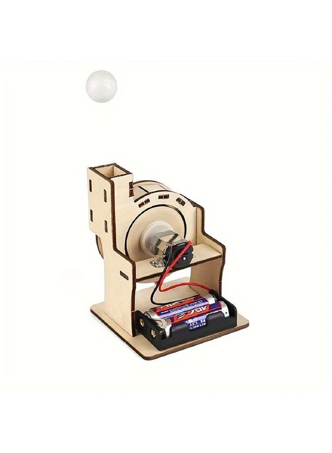 Wooden Assembly Blower Ball Machine STEM Science Craft Kit 1pc - Image 5
