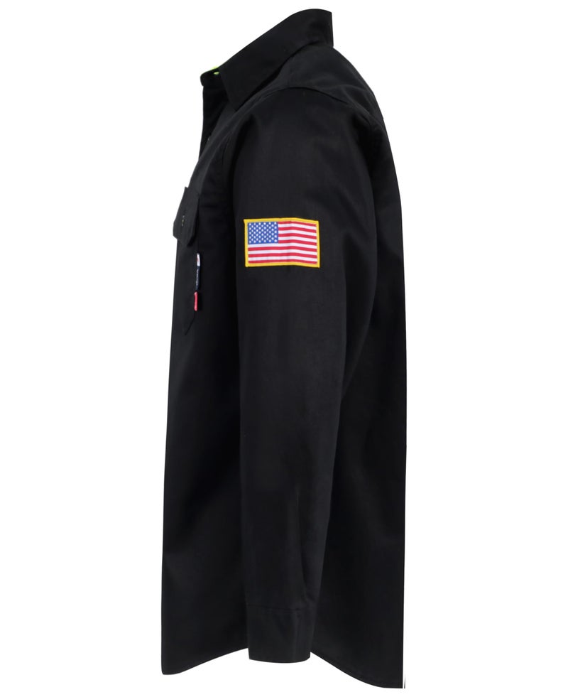 BOCOMAL FR Shirts for Men Flame Resistant Light Weight NFPA2112 Fire Retardant Welding Shirt Water & Oil Repellent Finish - Image 5