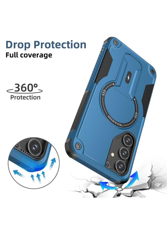 اس-توب جراب لهاتف Samsung Galaxy A25 5G Armor MagSafe Holder PC Hybrid TPU - Image 3