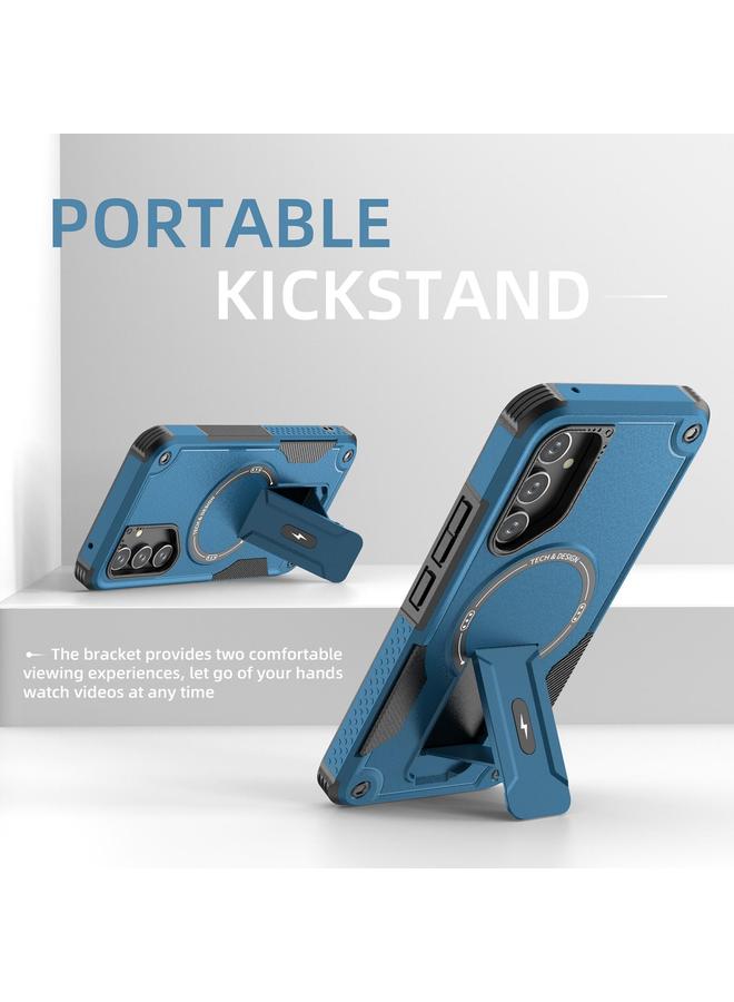 اس-توب جراب لهاتف Samsung Galaxy A25 5G Armor MagSafe Holder PC Hybrid TPU - Image 2
