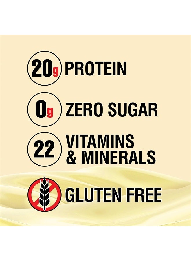 LABRADA Nutrition - Lean Body RTD Whey Protein Shake, Convenient On-The-Go Meal Replacement Shake for Men & Women, 20 Grams of Protein – Zero Sugar, Lactose & Gluten Free, Vanilla (Pack of 16) - Image 3