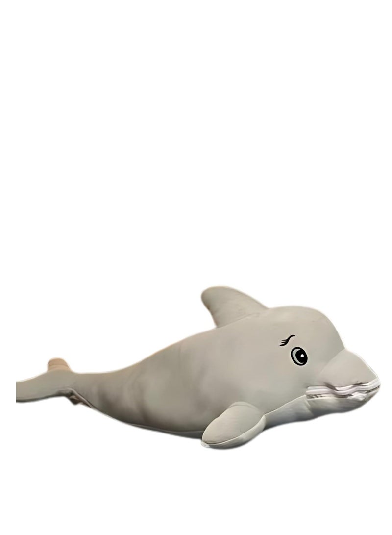 UNIVERSAL TOYS 40-Inch Giant Dolphin Plush Toy - Soft & Cuddly Cotton Dolphin Doll | Perfect Gift for Kids | Large Ocean Animal Plush for Snuggling, Playtime & Room Decor | Durable & Cozy Design  - Image 1