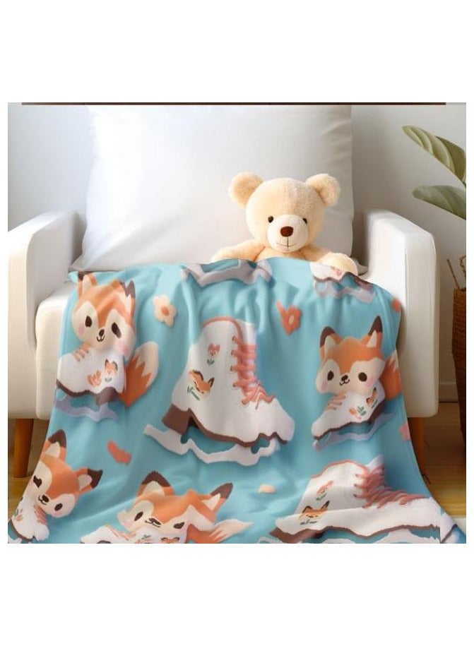 general Flannel thin blanket (warm and comfortable, suitable for sleep, gaming, dust removal and sandproof) 150cm*200cm - 535 - Image 1