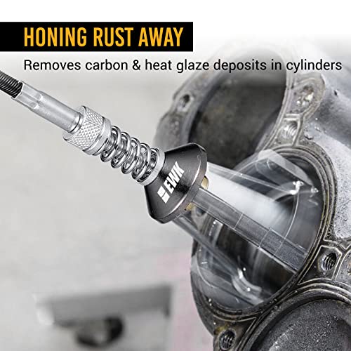 EWK 1-1/4 to 3-1/2 Inch 3 Stones Engine Cylinder Hone Tool Adjustable Cylinder Deglazer Piston Honer 220 Grit - Image 3
