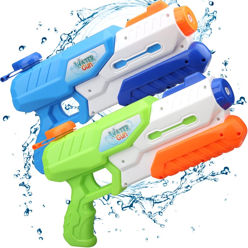 Amarlozn Jumbo Water Gun Toy for Kids Powerful Beach Sand Toy Cool Water Blaster Soaker Pistol for Adults Large Capacity Summer Party Swimming Pool Fighting Outdoor Game Gift for Boys Girls Adults1200 cc - Image 3