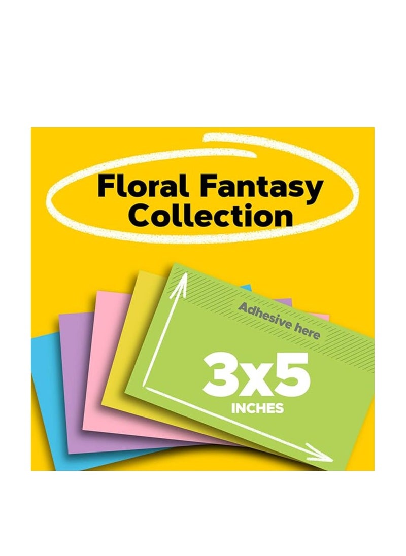 Post It Post-It 655-5Uc Ultra Colors Notes, Mixed Colors. 3X5 In (76 MmX127 Mm), Pastel Colors - Sticky Notes For Note Taking, To Do Lists & Reminders. Clean Removal, Recyclable. 100 Sheets/Pad, 5 Pads/Pack  - Image 2