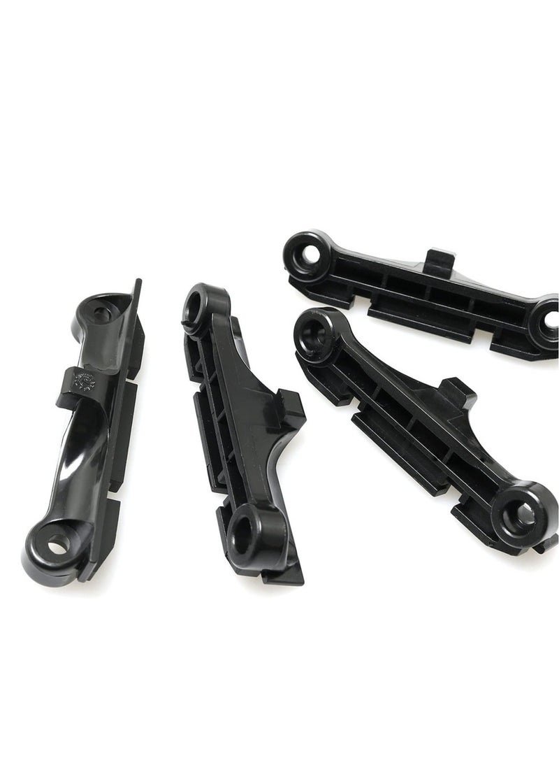 Loquat 4 PCS Black CPU Fan, AM4 Backplane Back Durable CPU Heatsink Bracket, CPU Fan Support Bracket for AM4 - Image 2