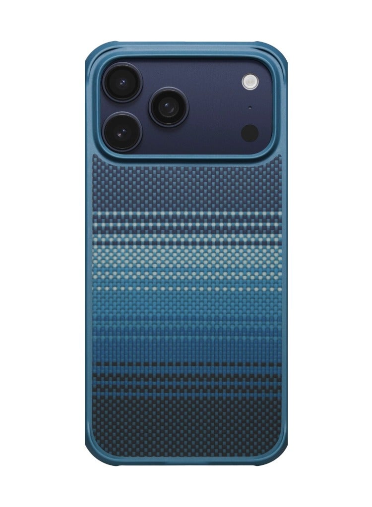 بيتاكا حافظة Aramid ProGuard لـ iPhone 17 Pro / متوافقة مع MagSafe / حافظة حماية بمعيار عسكري / مقاومة للخدوش / مزيج من ألياف الأراميد 600D وTPU / غطاء خلفي / وسادة زوايا مقوسة - قمر الصباح - Image 1