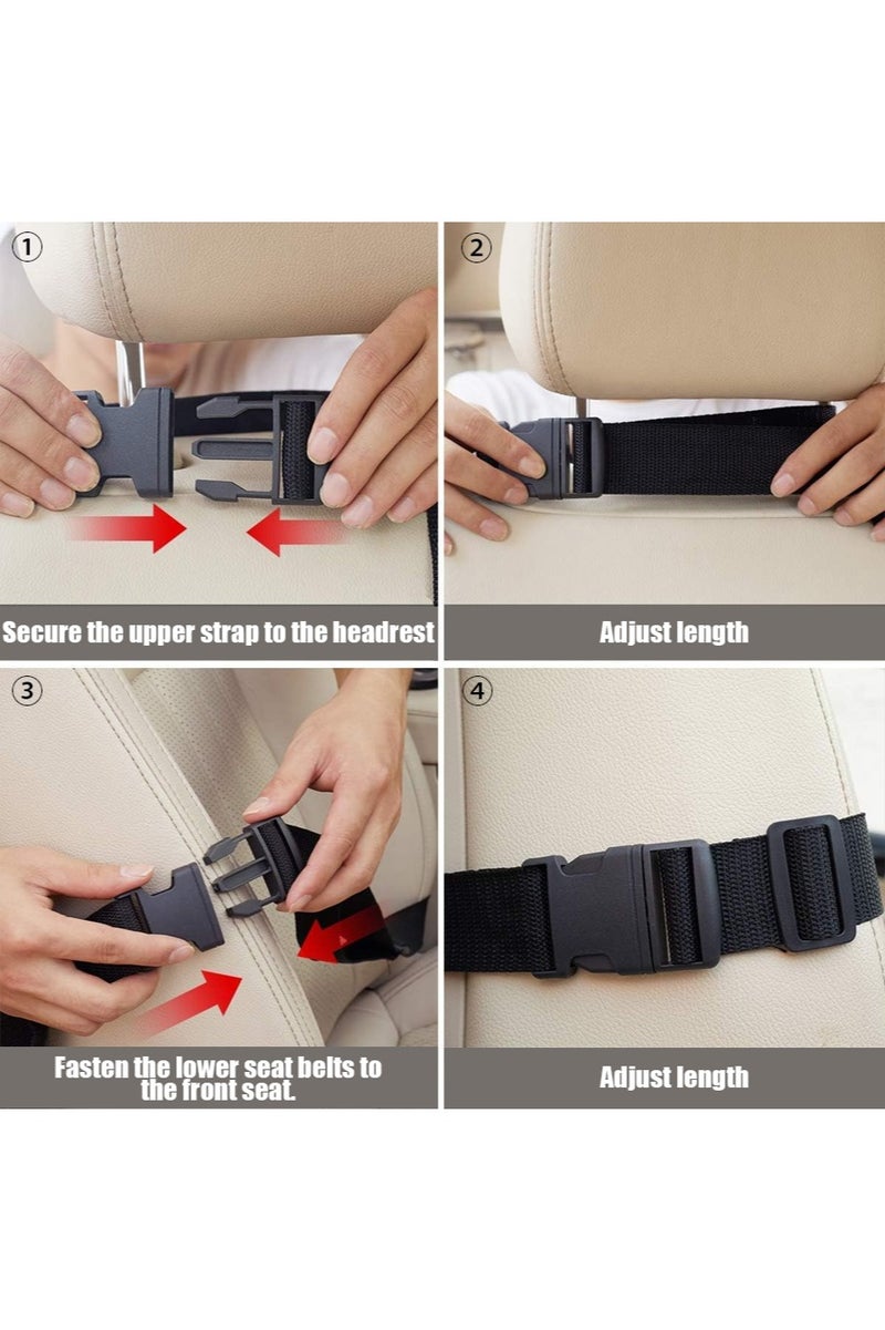Leon Home (2 pieces) Car Seat Organizer, Driver and Passenger Seat Back Organizer - Image 4