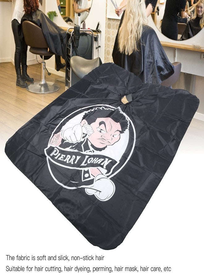 Haircut Cape, Slick Easy to Clean Waterproof Adjustable Snap Closure Hair Salon Cape for Hair Salon for Perming for Home DIY Use for Hair Dyeing | - Image 3