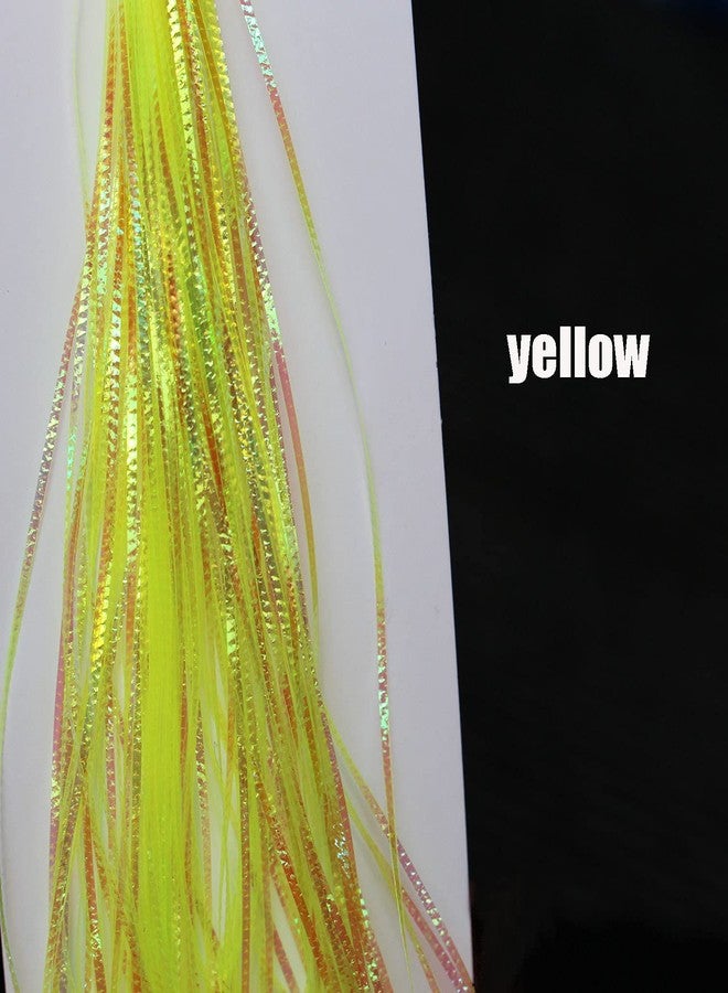 Tigofly 5 Packs/lot Lateral Scale 1mm Width Crimped Flashabou Tinsel Pike Bass Fresh&Saltwater Streamers Fly Tying Materials - Image 4