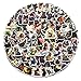 AOWDIAO 100 Pcs Black Cat Stickers Cute Cat Gifts Vinyl Cat Sickers for Water Bottles Laptop - Image 3