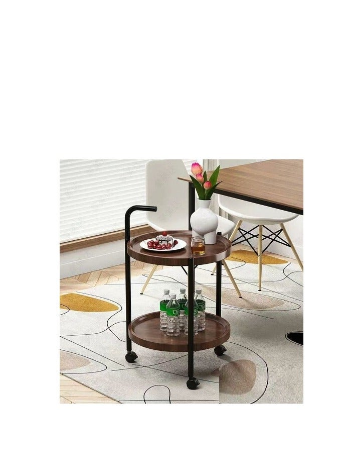 Generic Coffee Tables Book Round Small Makeup Side Coffee Table Console Dressing Console Table Basse Decoration  - Image 2