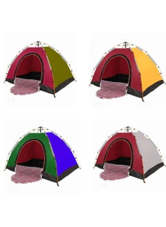 3 Person Camping Tent Automatic Instant Pop-Up Tent Lightweight Portable Tent Outdoor Camping Waterproof Camping Tent and 1 Doors with Carry Bag - pzsku/Z8443707CC57C362C743CZ/45/_/1731572631/ae926f11-756b-4923-bbe9-9ff048f3ee56