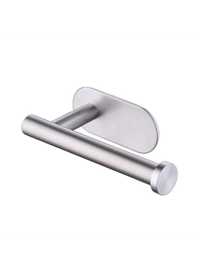 Wall Mounted Toilet Paper Holder Stainless Steel Tissue Rack Kitchen Roll Paper Holder Bathroom Towel Hanger Hanging Organizer
