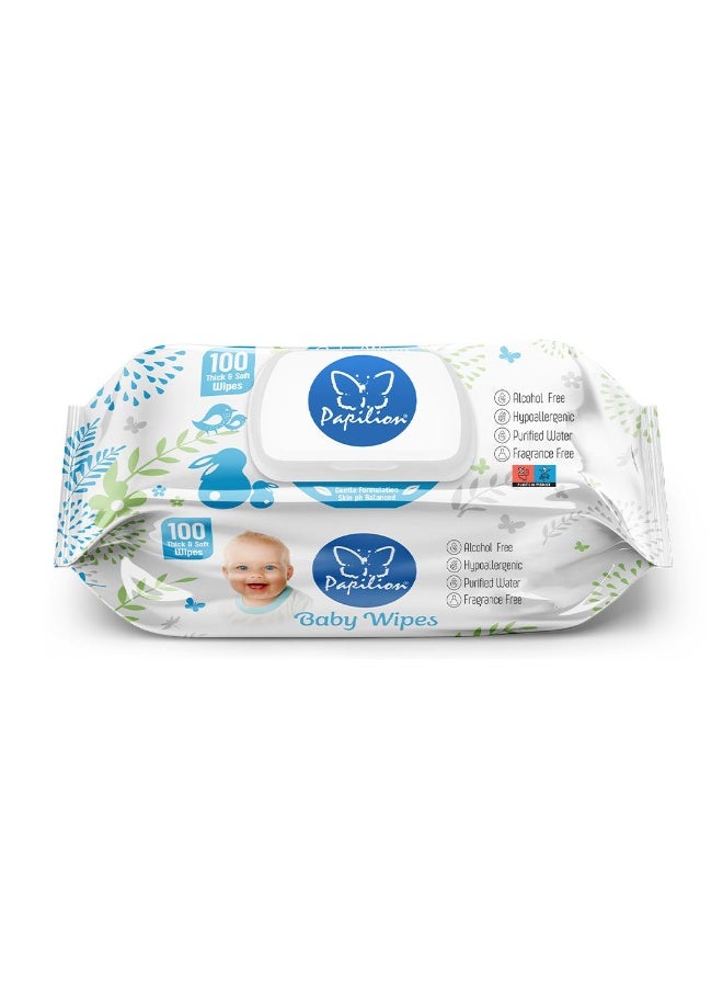 Papilion Baby Wet Wipes 100 Wipes