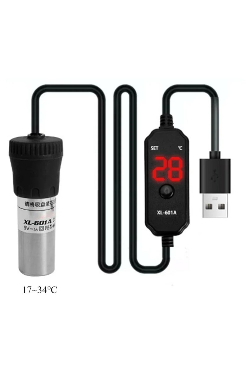 سخان حوض أسماك قابل للتعديل بقدرة 25 واط، سخان غاطس لحوض السمك، شاشة عرض رقمية 20 واط/25 واط، درجة حرارة خارجية