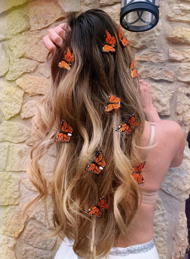 تايك تو Set of 10 - Butterfly Hair Clip