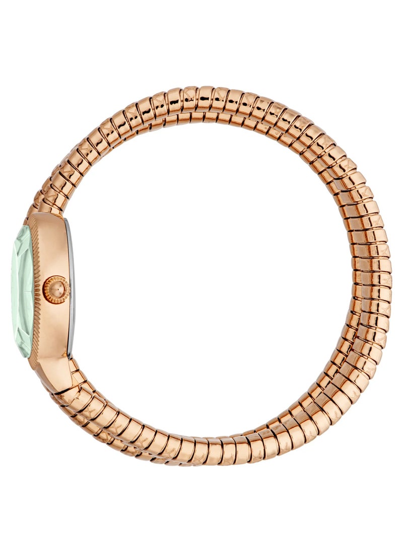 Just Cavalli Just Cavalli Women Serpent Design Green Dial Rose Gold Tone Watch - JC1L269M0045  - Image 2
