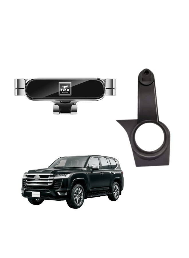 TRX AUTO Car Phone Holder for Toyota Land Cruiser LC300 2022–2026 | Custom Fit Dashboard Mount | Secure Grip, 360° Rotation, Anti-Slip Clip | Toyota Land Cruiser LC 300  Accessories - Image 1