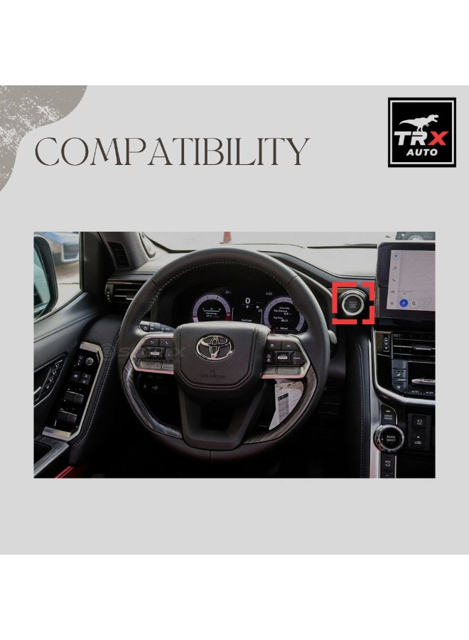 TRX AUTO Car Phone Holder for Toyota Land Cruiser LC300 2022–2026 | Custom Fit Dashboard Mount | Secure Grip, 360° Rotation, Anti-Slip Clip | Toyota Land Cruiser LC 300  Accessories - Image 5